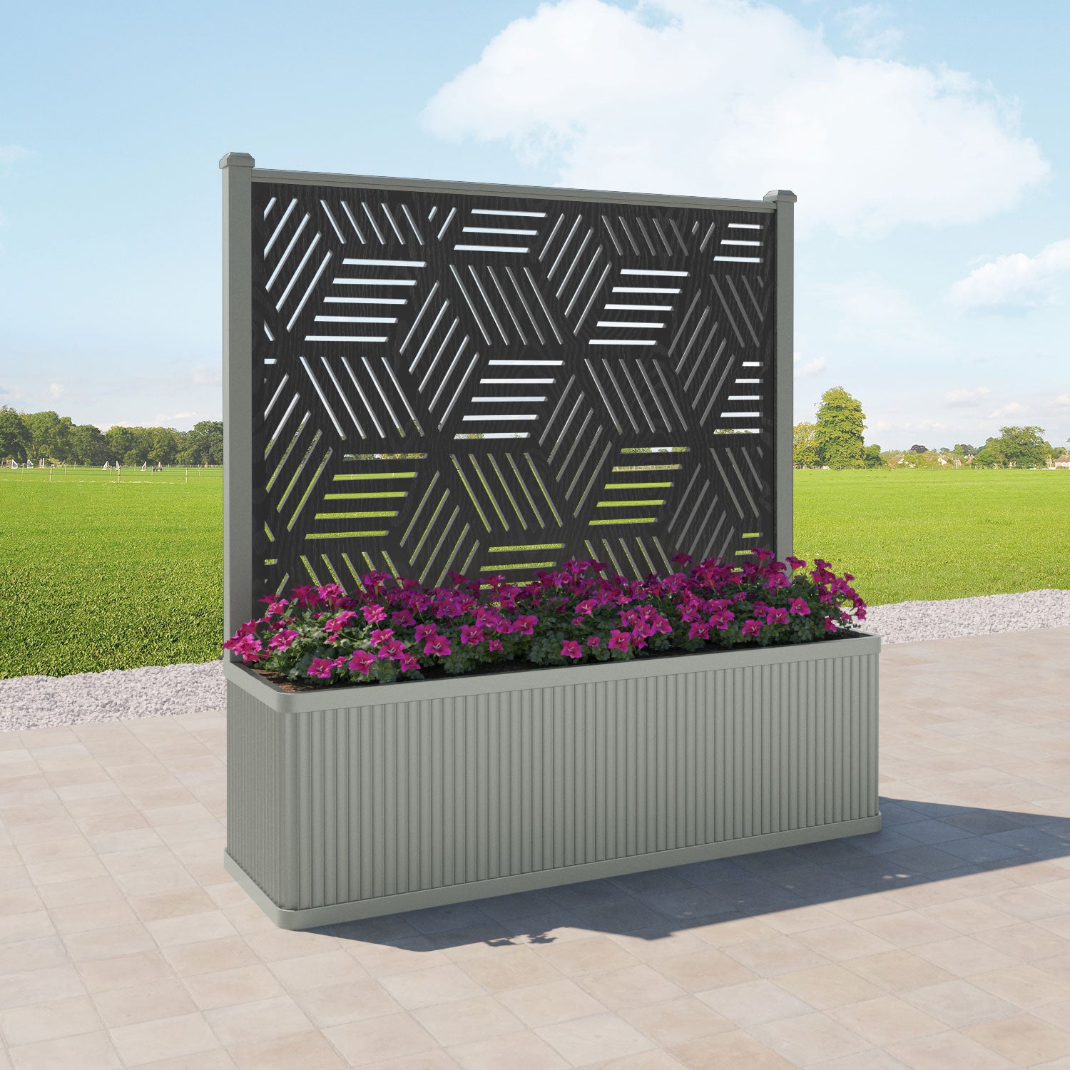 Plumley - Extra Extra Large Planter - Cubed Screen