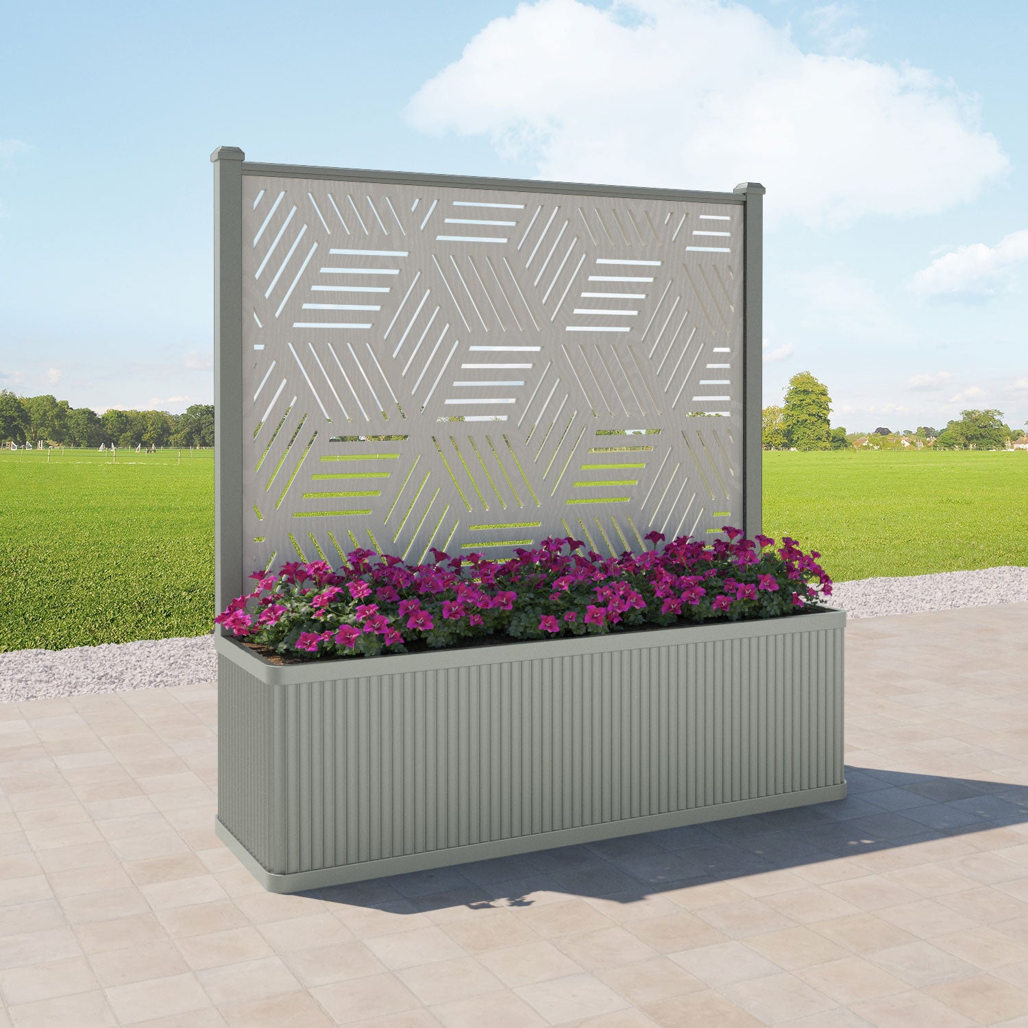 Plumley - Extra Extra Large Planter - Cubed Screen