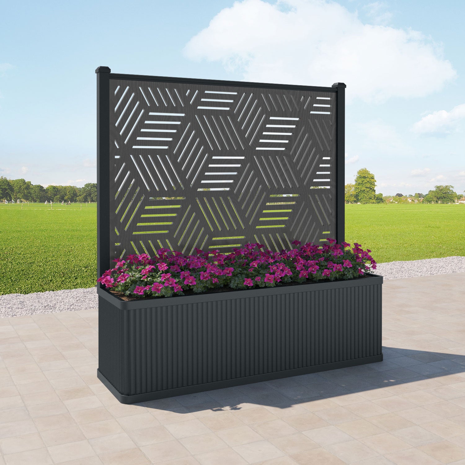 Plumley - Extra Extra Large Planter - Cubed Screen