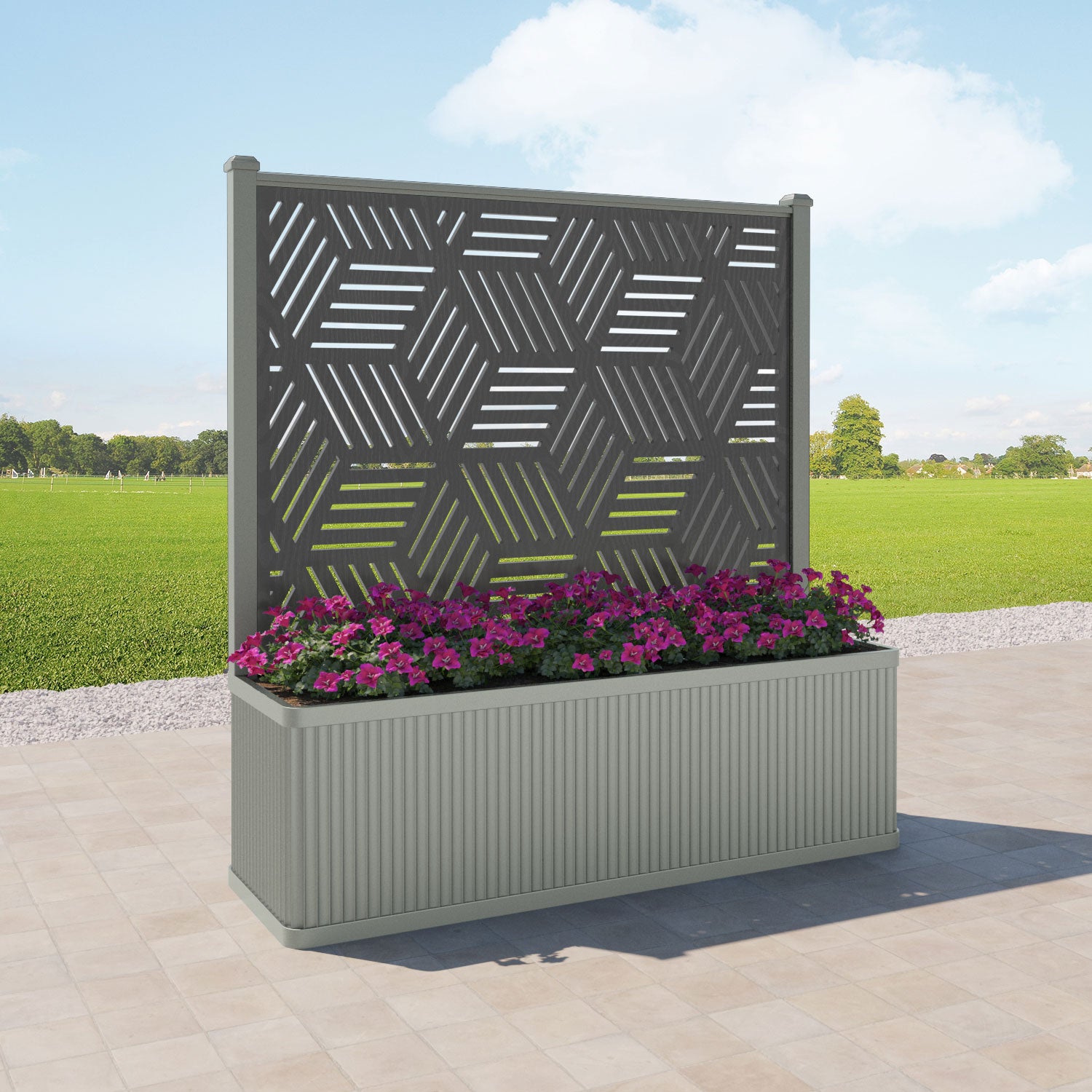 Plumley - Extra Extra Large Planter - Cubed Screen