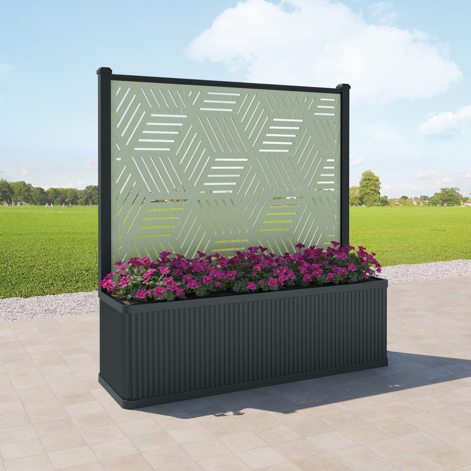Plumley - Extra Extra Large Planter - Cubed Screen