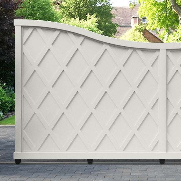 Ashfield Aluminium Sliding Low Middle Driveway Gate