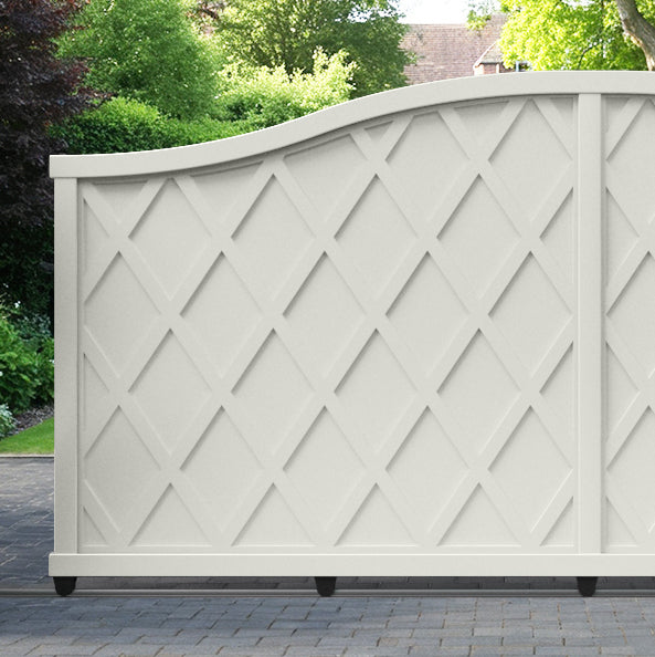 Ashfield Aluminium Sliding High Middle Driveway Gate