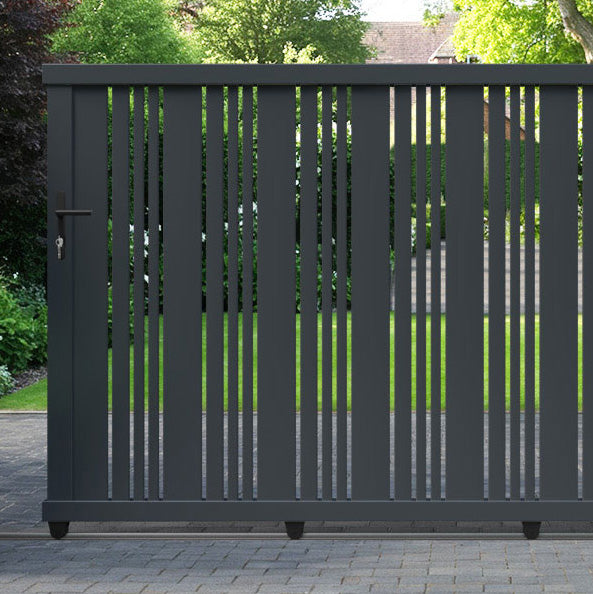 Elara Aluminium Sliding Straight Top Driveway Gate