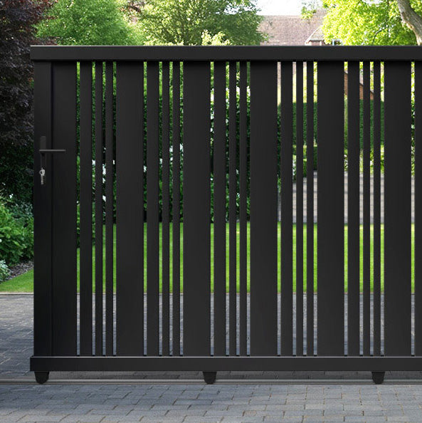 Elara Aluminium Sliding Straight Top Driveway Gate
