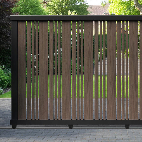 Elara Aluminium Sliding Straight Top Driveway Gate