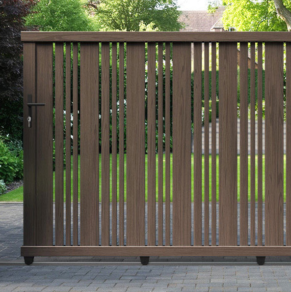 Elara Aluminium Sliding Straight Top Driveway Gate