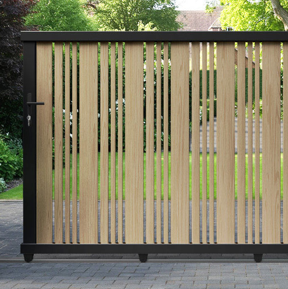 Elara Aluminium Sliding Straight Top Driveway Gate