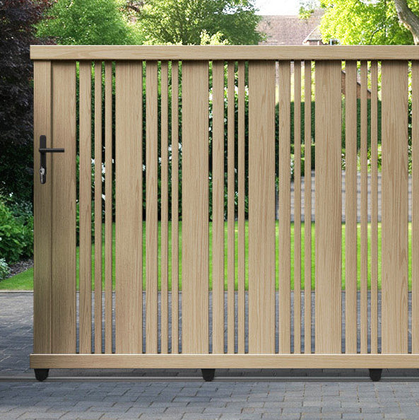 Elara Aluminium Sliding Straight Top Driveway Gate