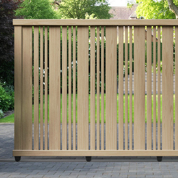 Elara Aluminium Sliding Straight Top Driveway Gate