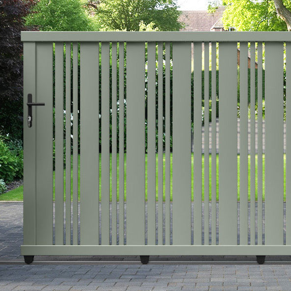 Elara Aluminium Sliding Straight Top Driveway Gate