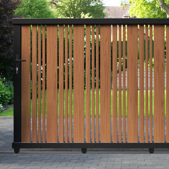 Elara Aluminium Sliding Straight Top Driveway Gate