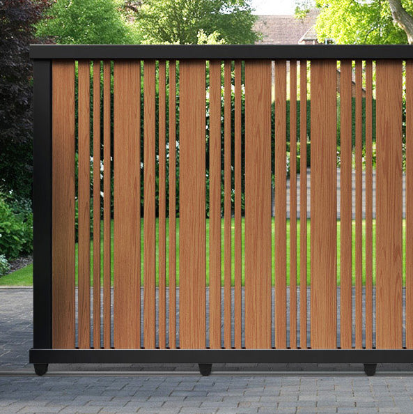 Elara Aluminium Sliding Straight Top Driveway Gate