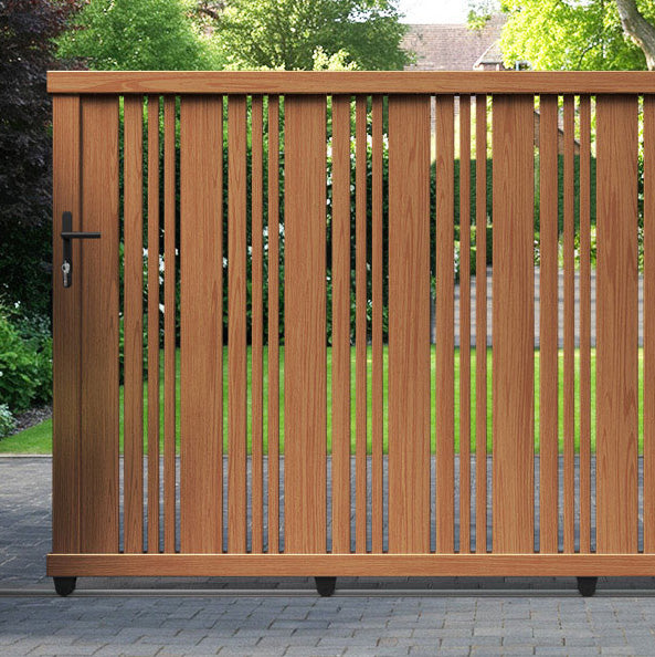 Elara Aluminium Sliding Straight Top Driveway Gate