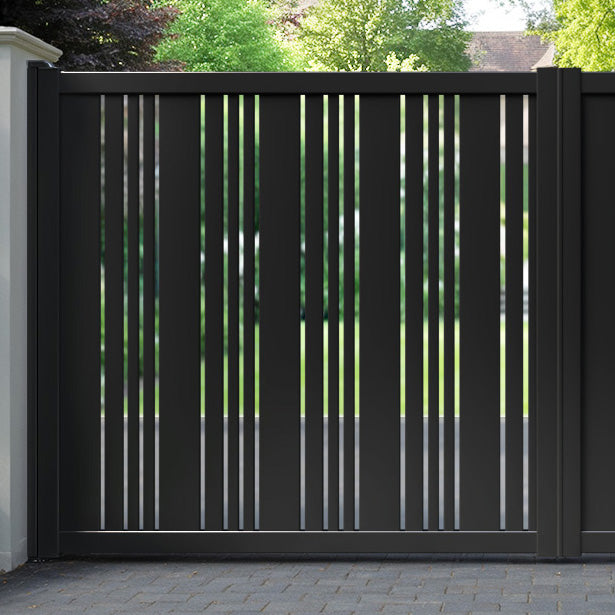 Elara Aluminium Straight Top Driveway Gate
