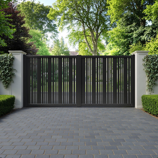 Elara Aluminium Straight Top Driveway Gate
