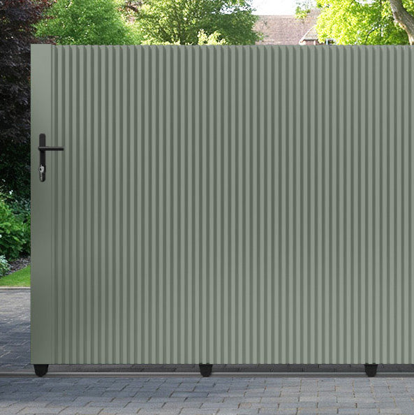 Vento Aluminium Sliding Straight Top Driveway Gate