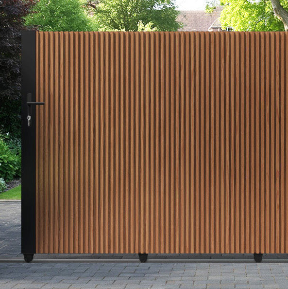 Vento Aluminium Sliding Straight Top Driveway Gate