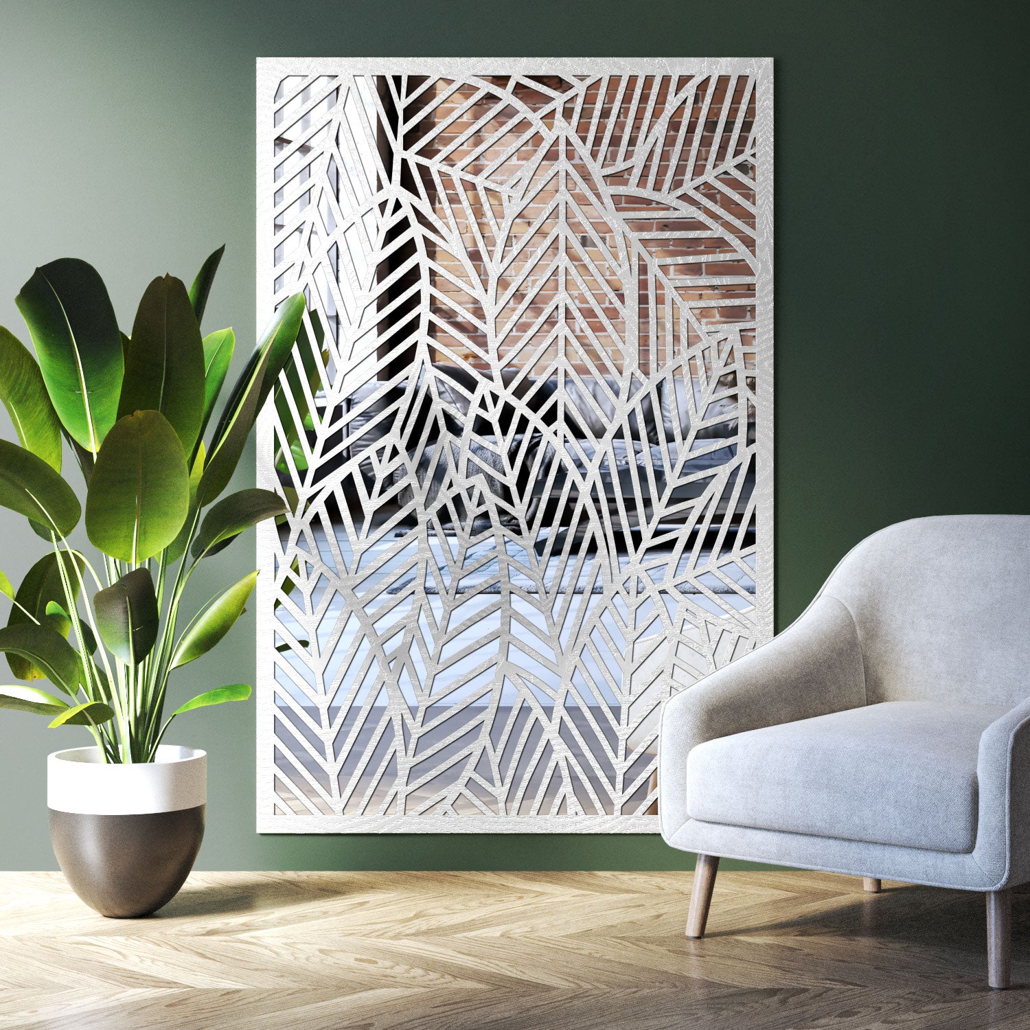 Habitat Indoor decorative mirrored panel