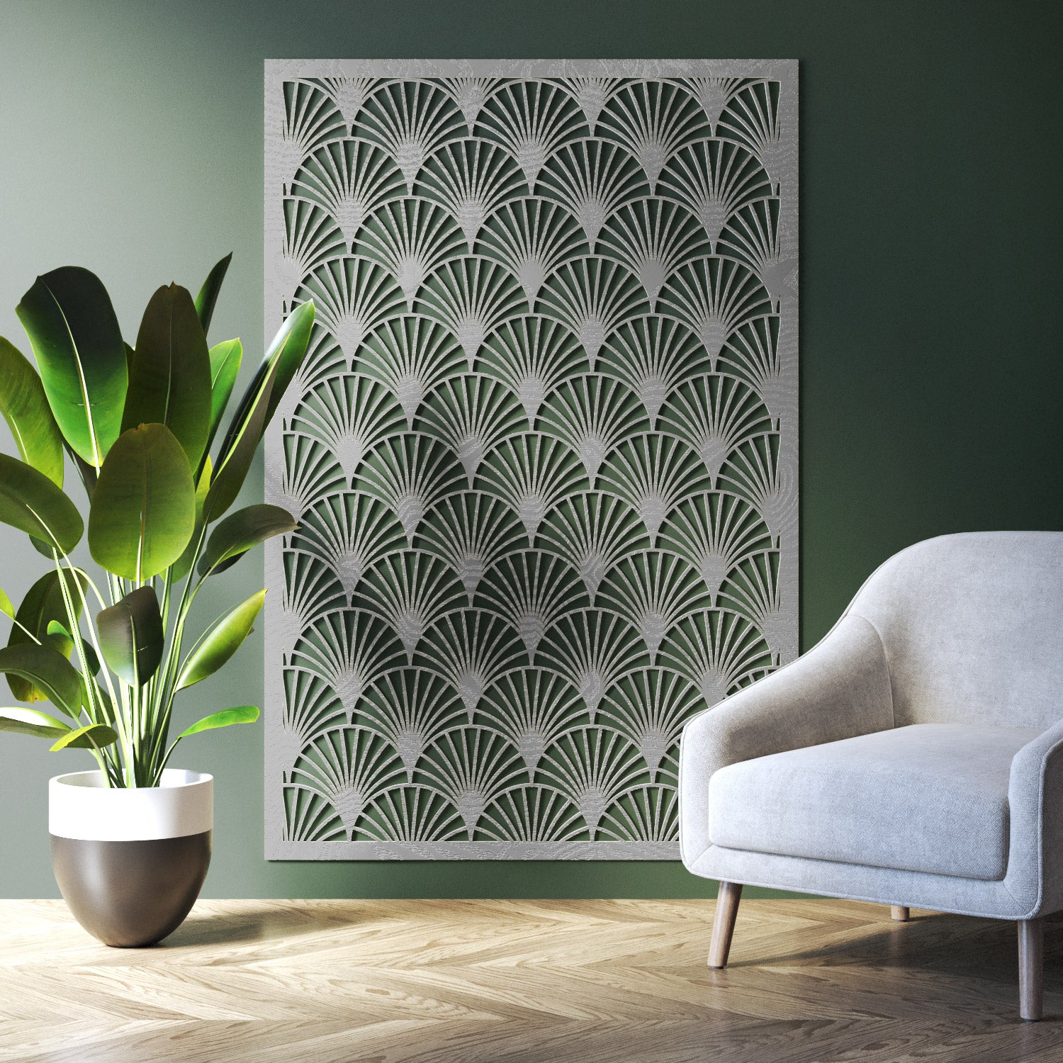 Laurel indoor decorative panel