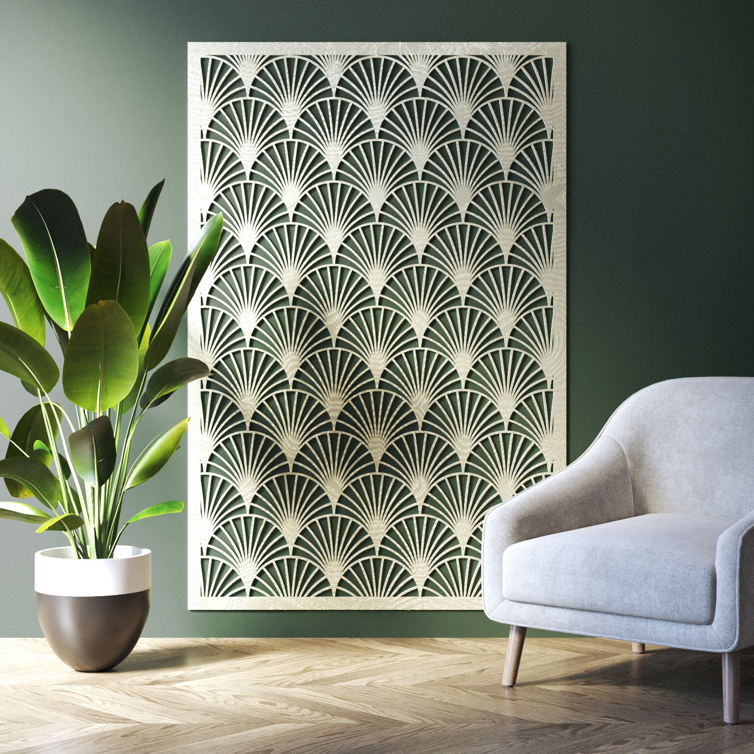 Laurel indoor decorative panel