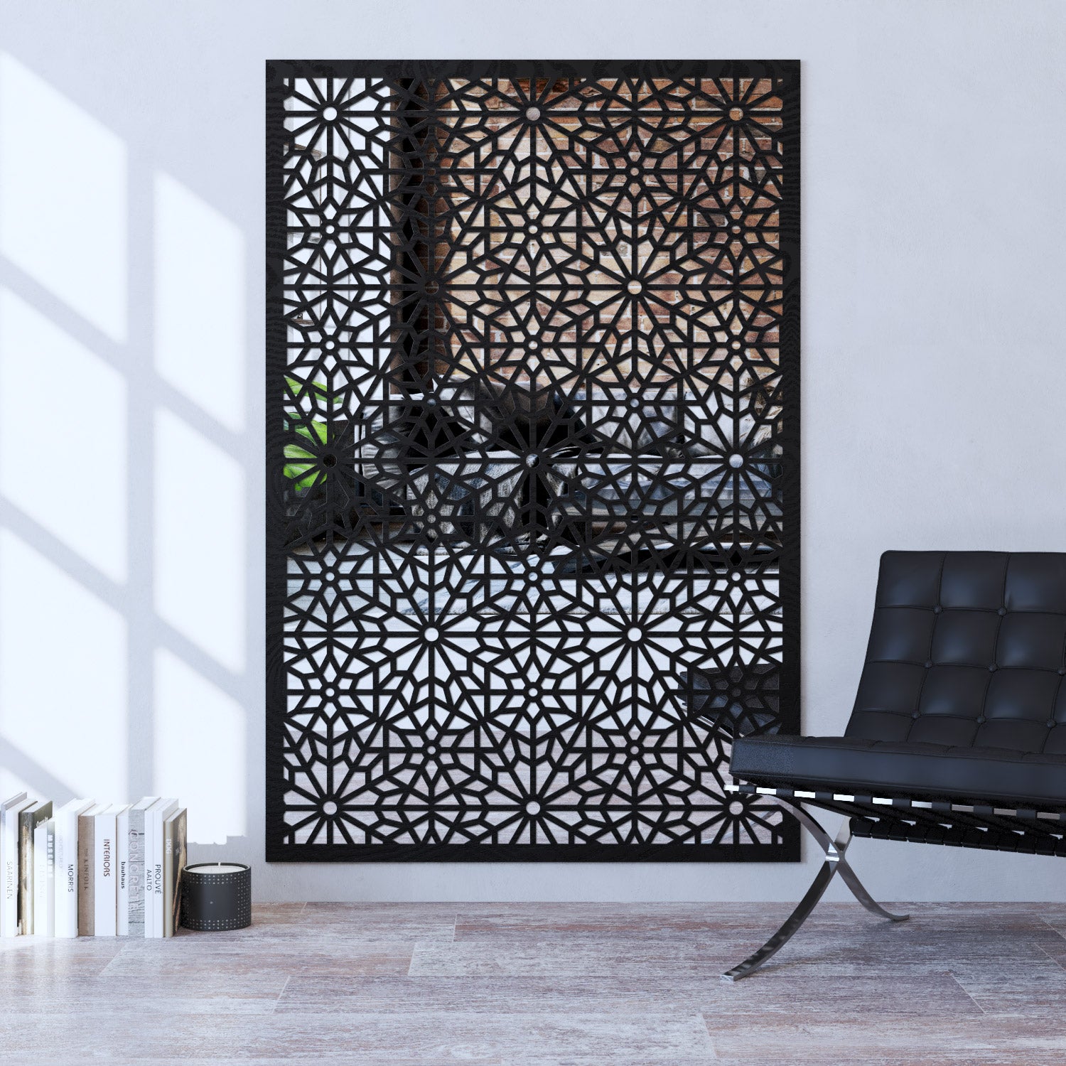 Alnara indoor decorative mirrored panel
