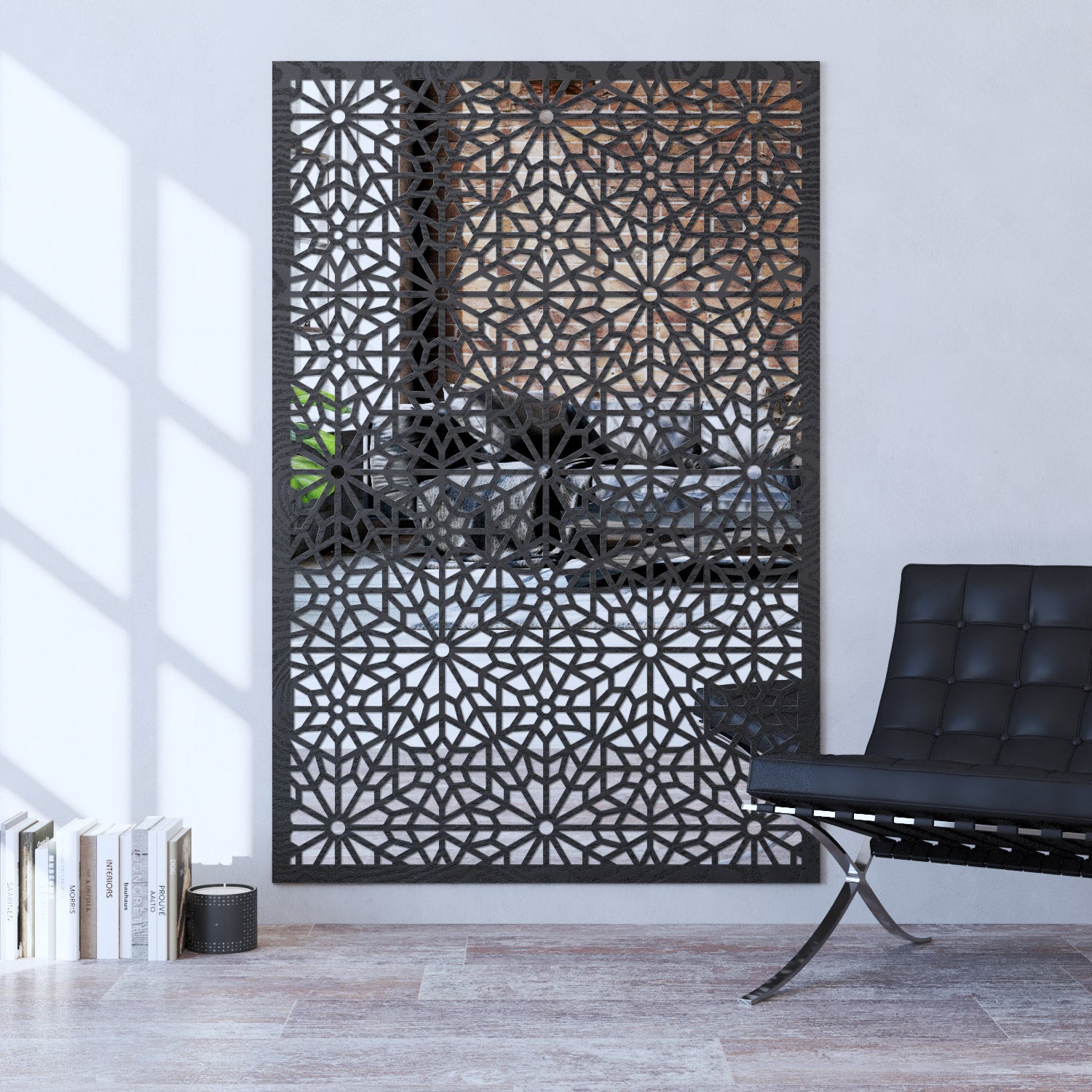 Alnara indoor decorative mirrored panel