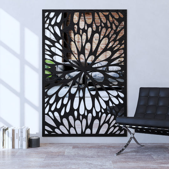 Blossom indoor decorative mirrored panel