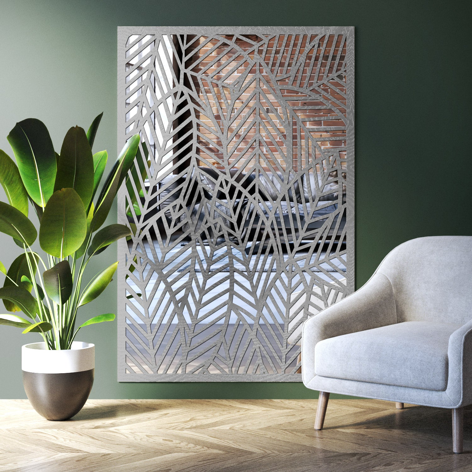 Habitat Indoor decorative mirrored panel