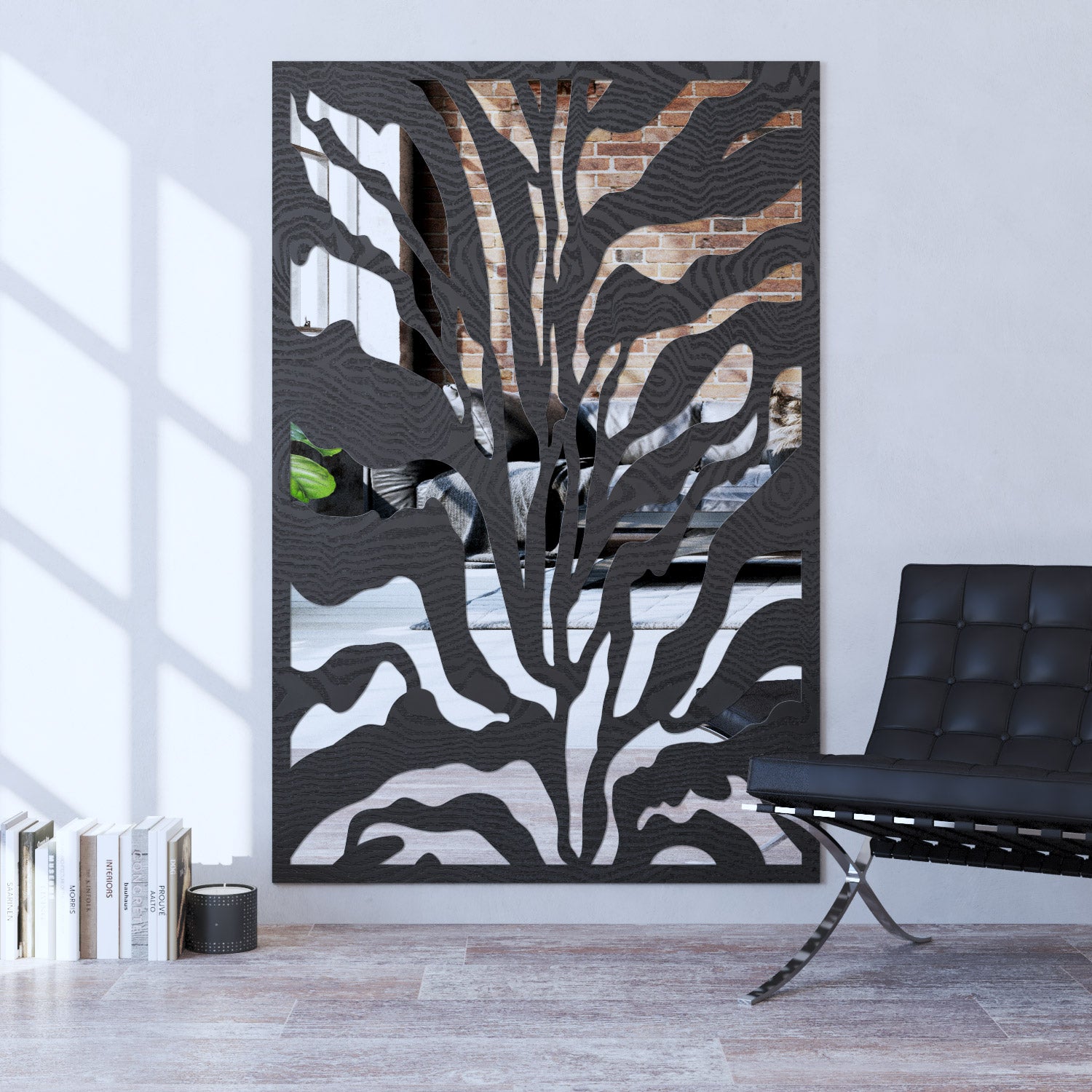 Malawi indoor decorative mirrored panel