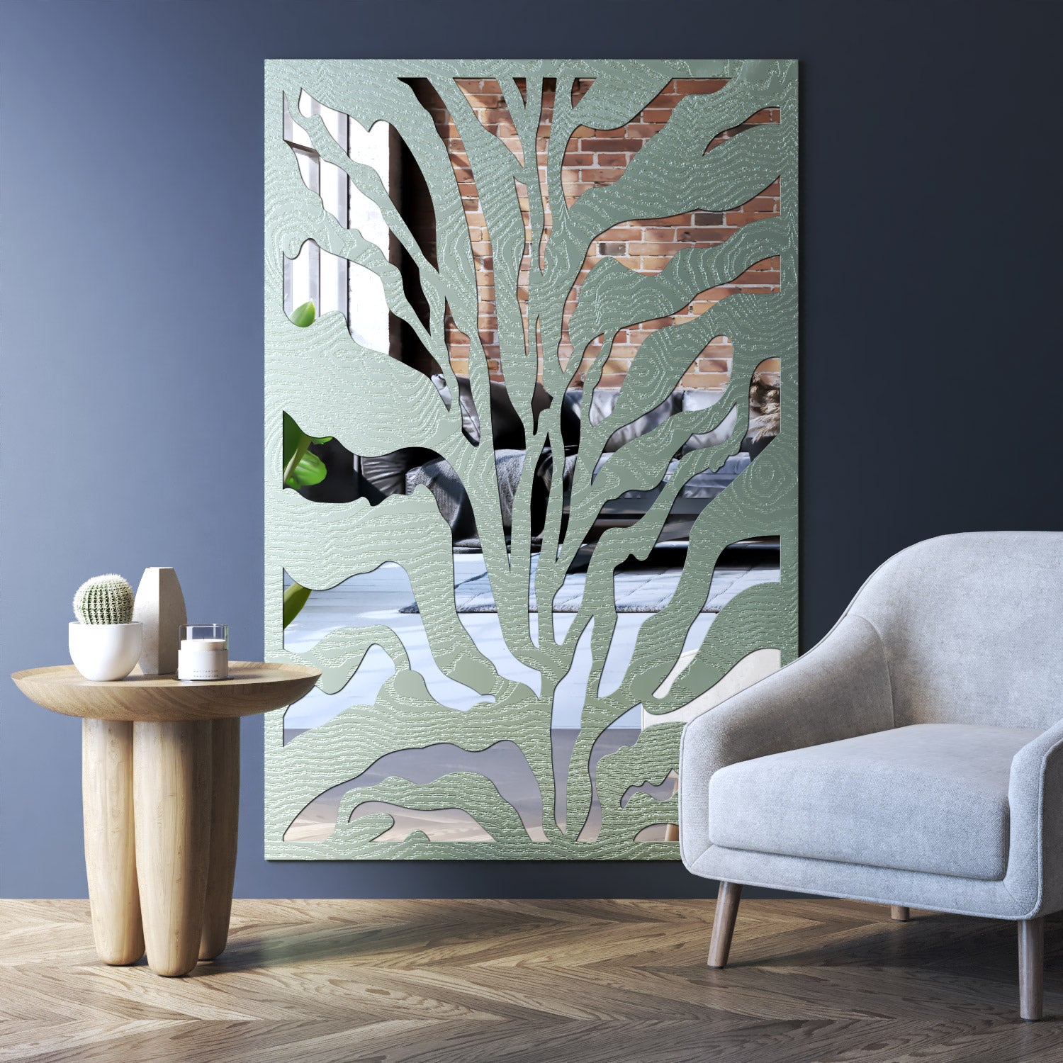 Malawi indoor decorative mirrored panel