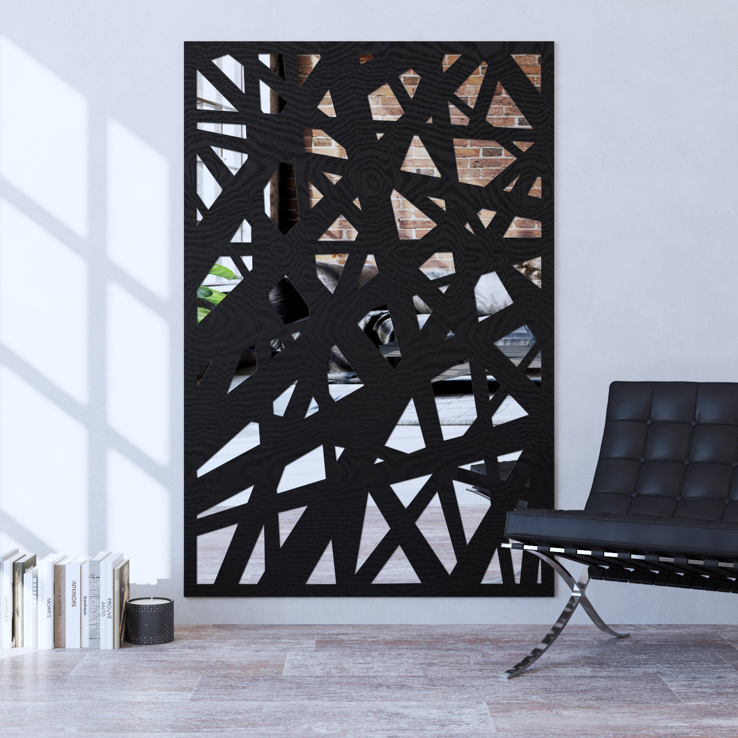 Prism indoor decorative mirrored panel