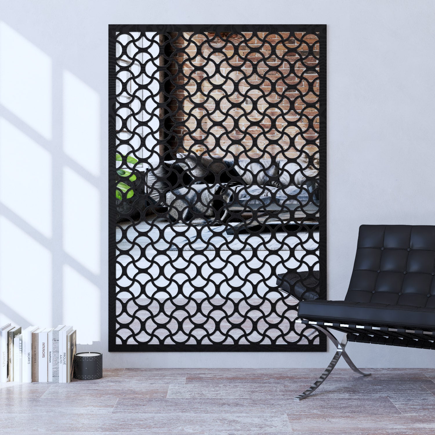 Vida indoor decorative mirrored panel