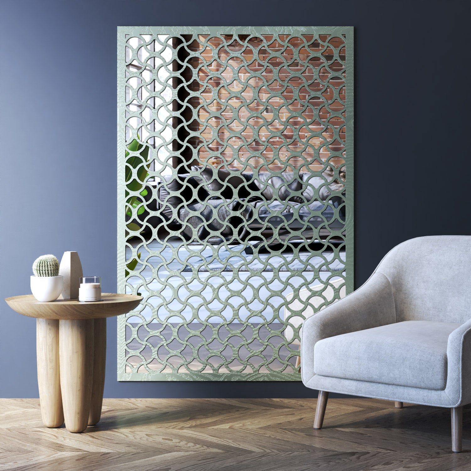 Vida indoor decorative mirrored panel