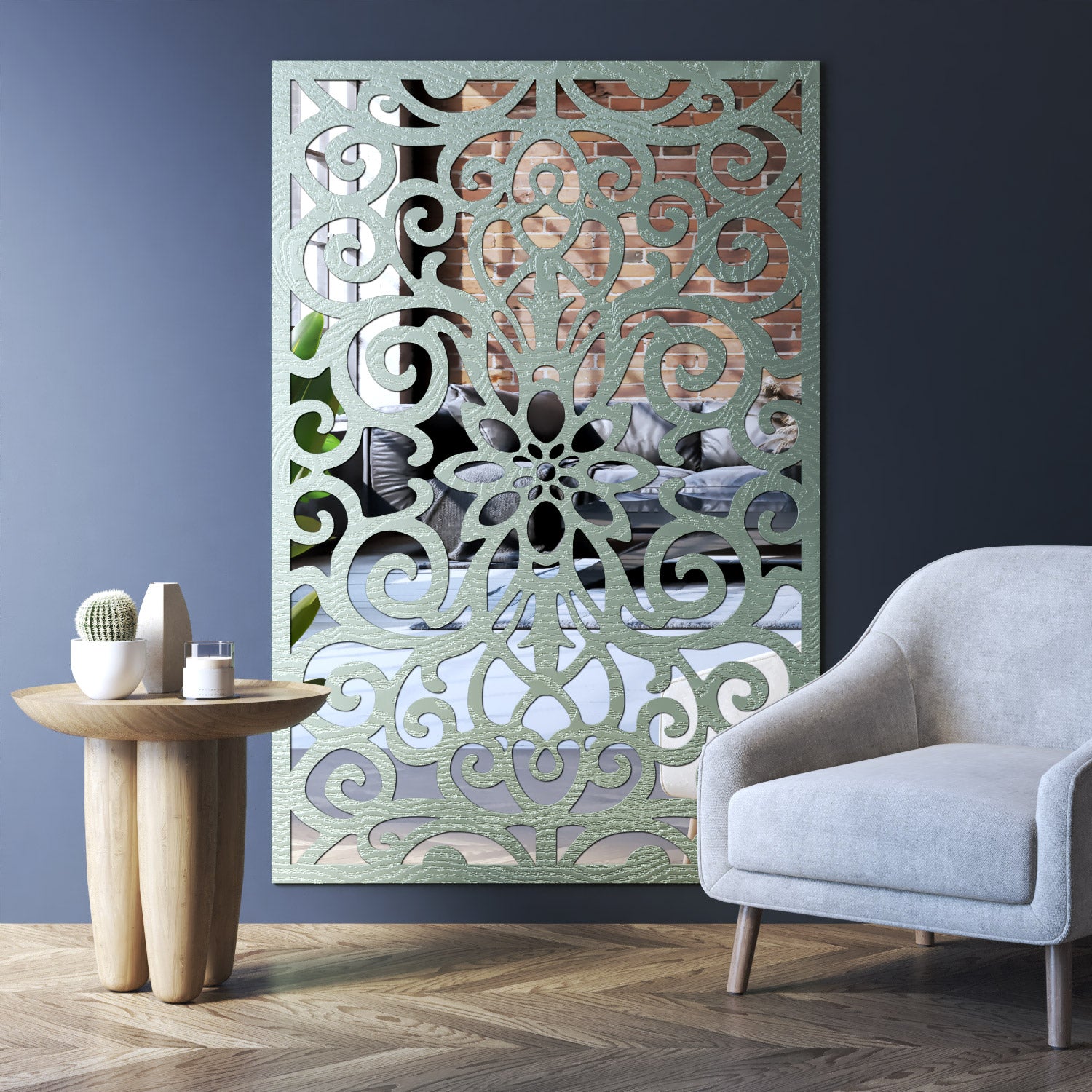 Windsor Indoor Decorative mirrored Panel
