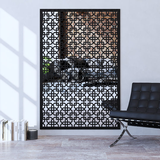 Zaria indoor decorative mirrored panel