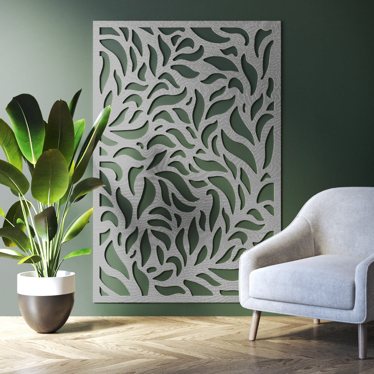 Plume indoor decorative panel