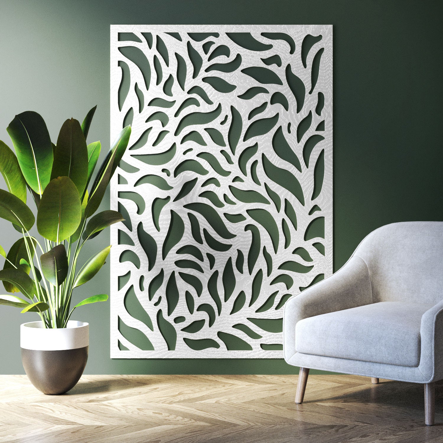 Plume indoor decorative panel