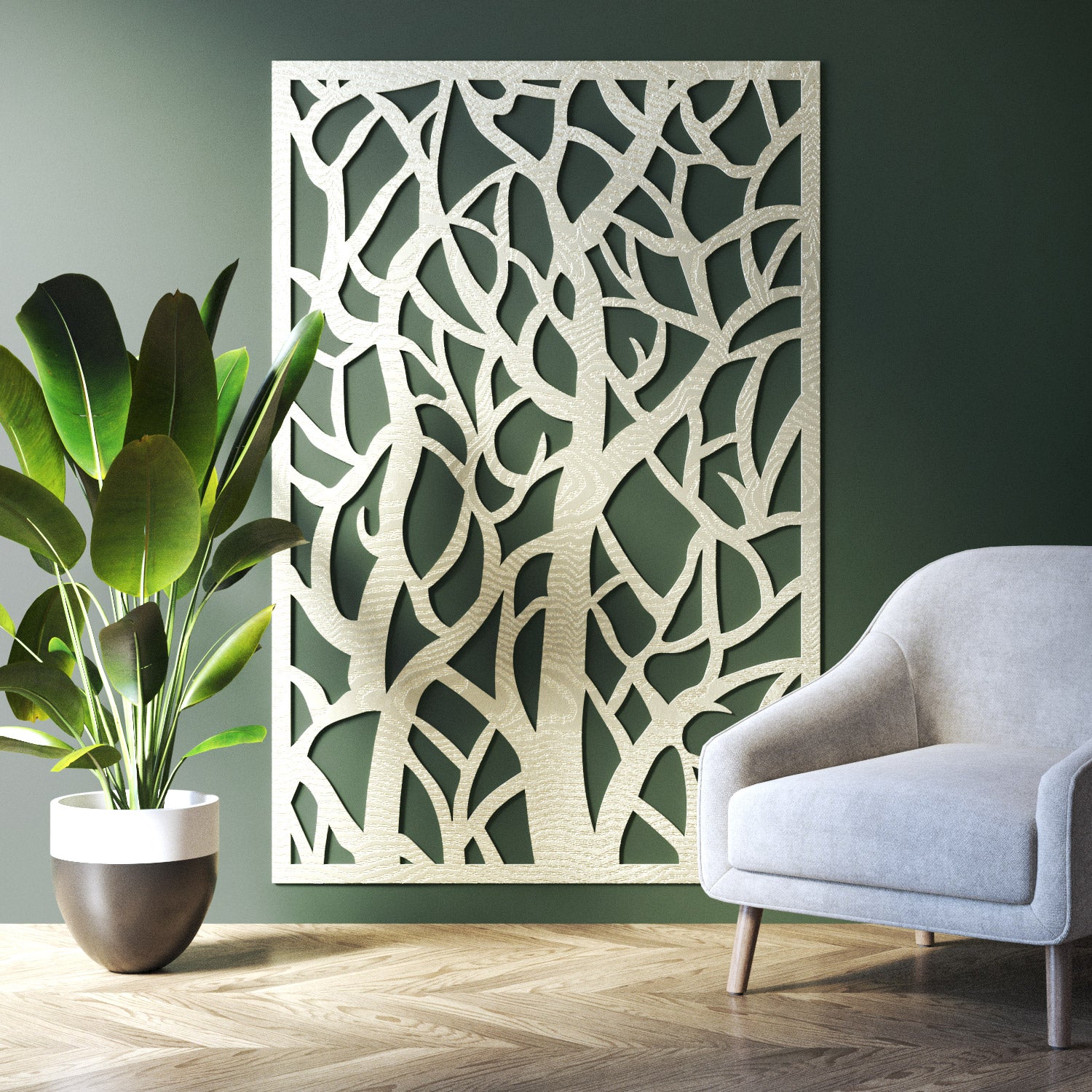 Twilight indoor decorative panel
