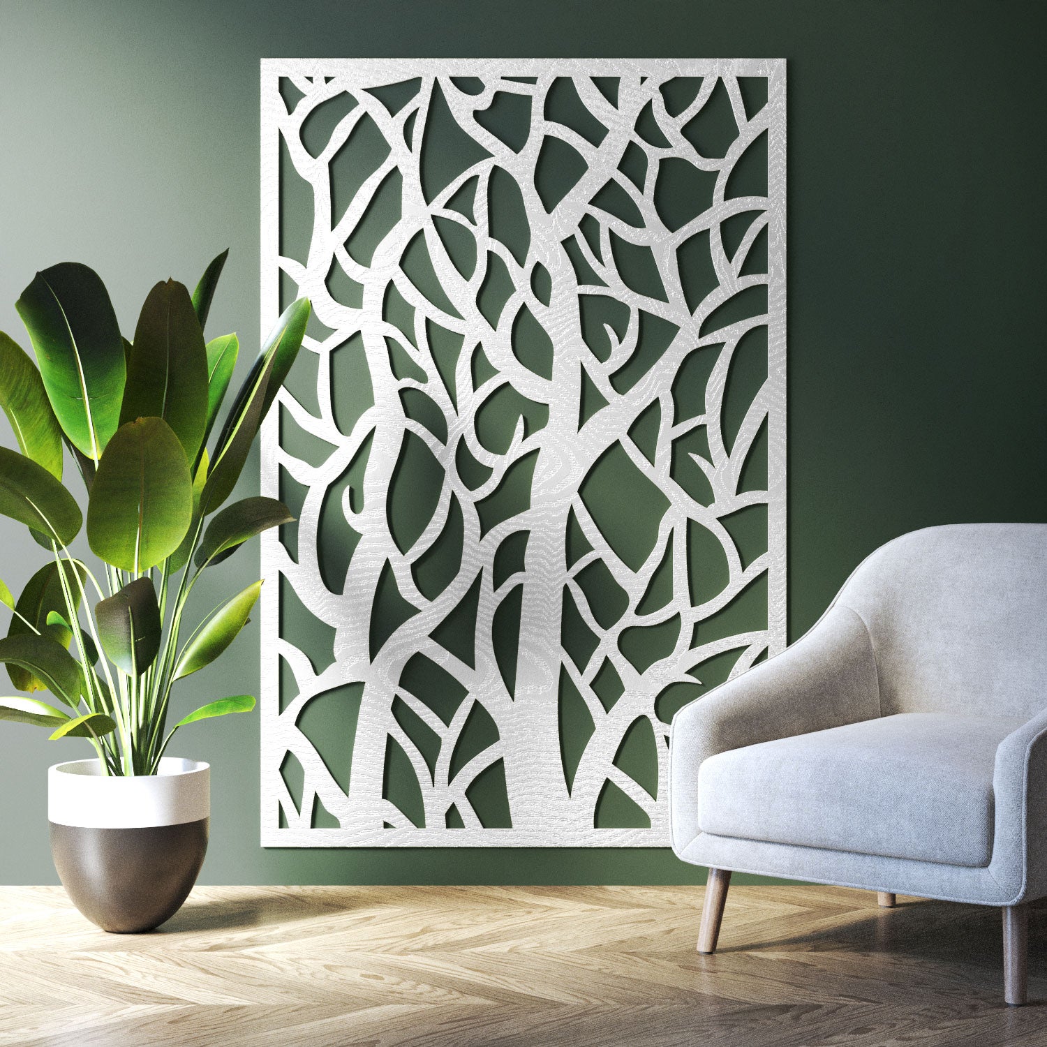 Twilight indoor decorative panel