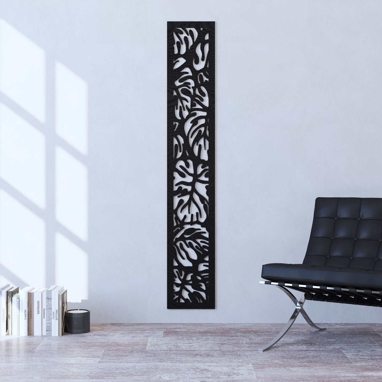 Botanic indoor decorative panel