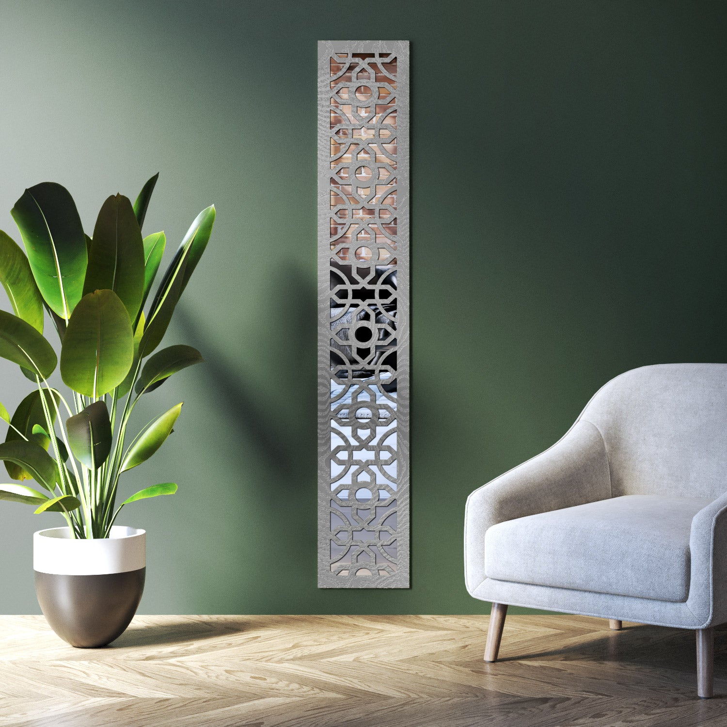 Nabila indoor decorative mirrored panel
