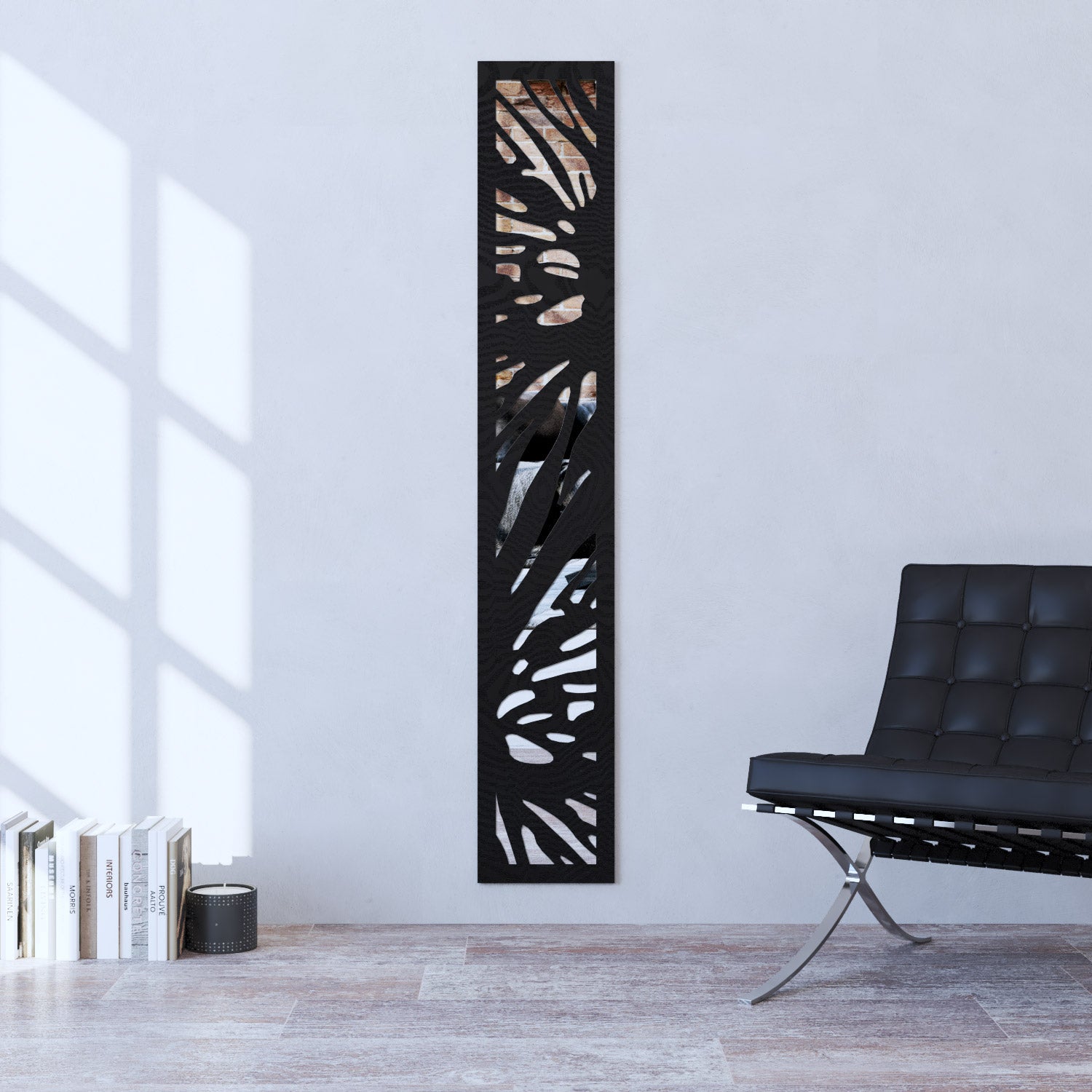 Poppy indoor decorative mirrored panel