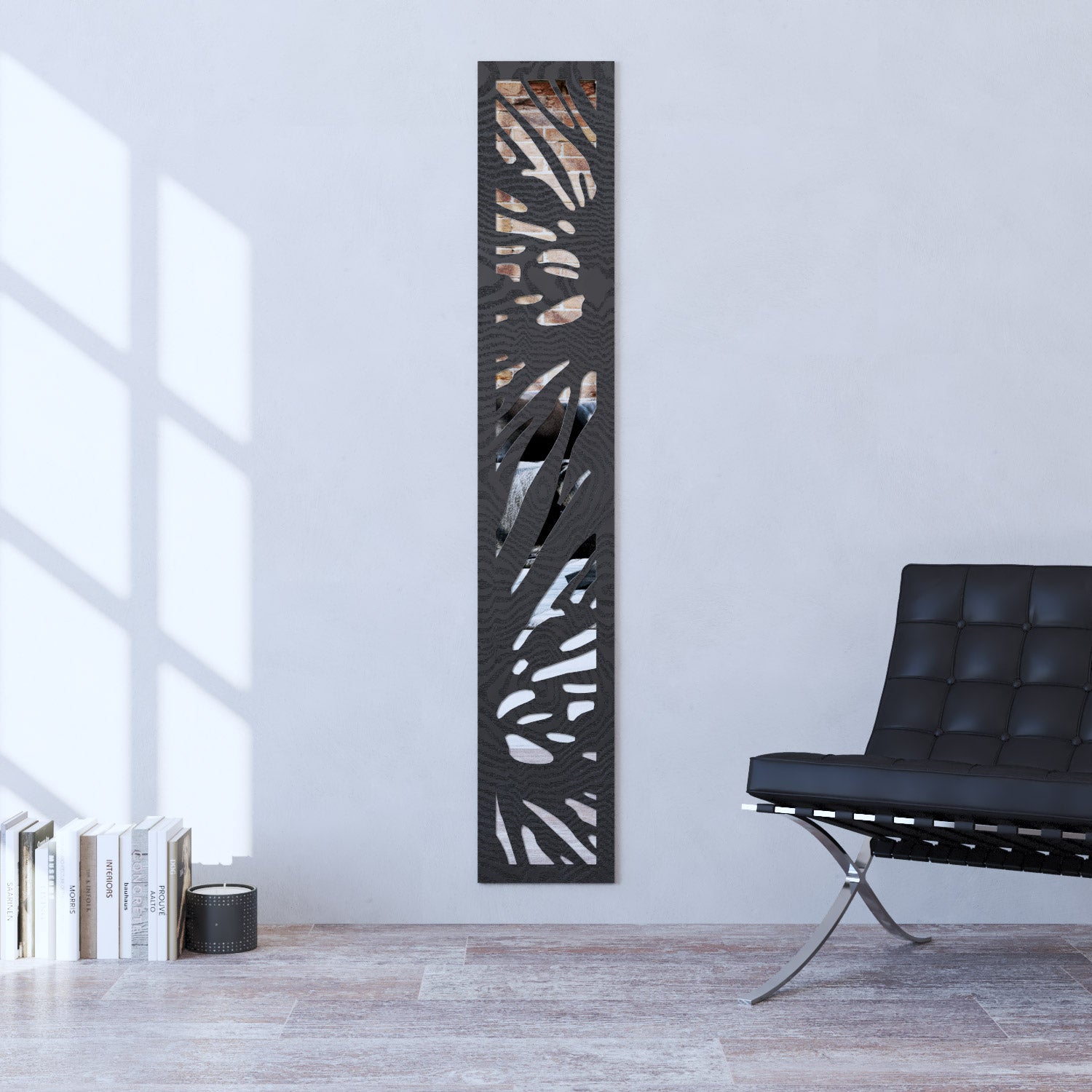 Poppy indoor decorative mirrored panel