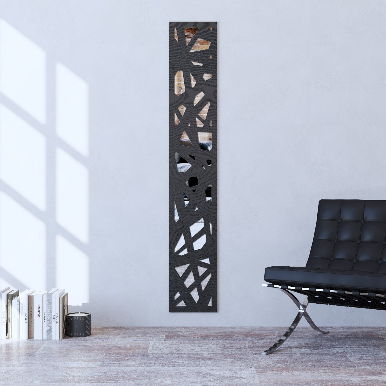 Prism indoor decorative mirrored panel