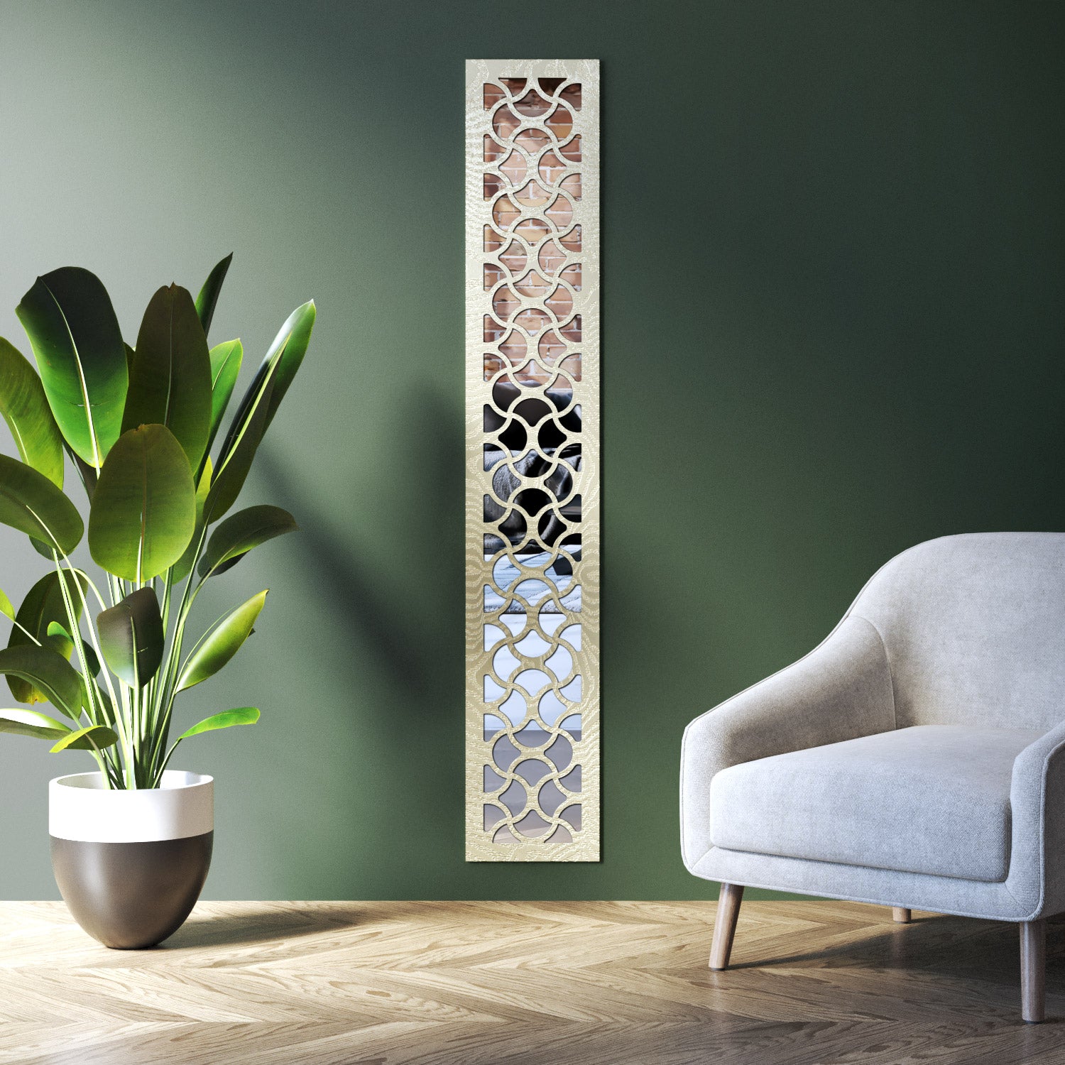 Vida indoor decorative mirrored panel