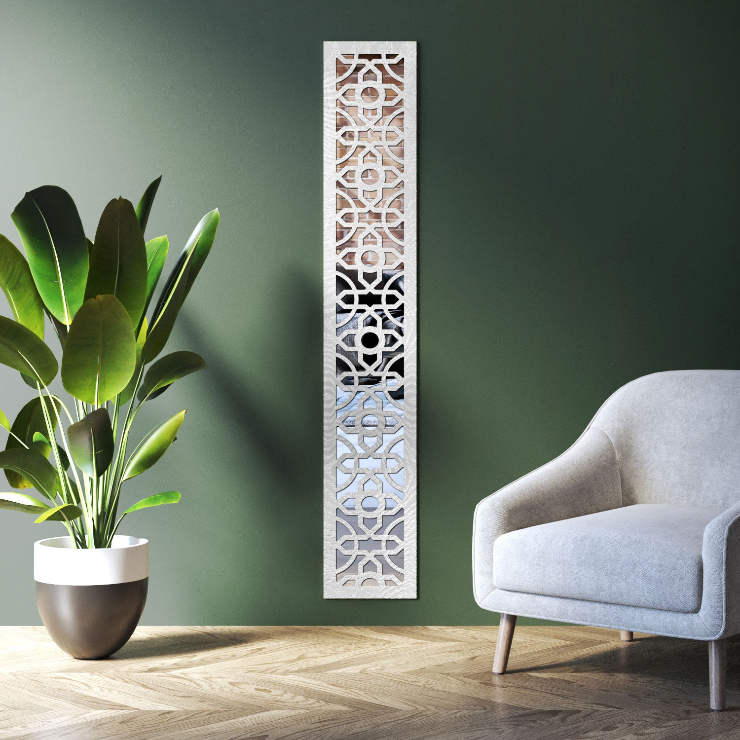 Nabila indoor decorative mirrored panel