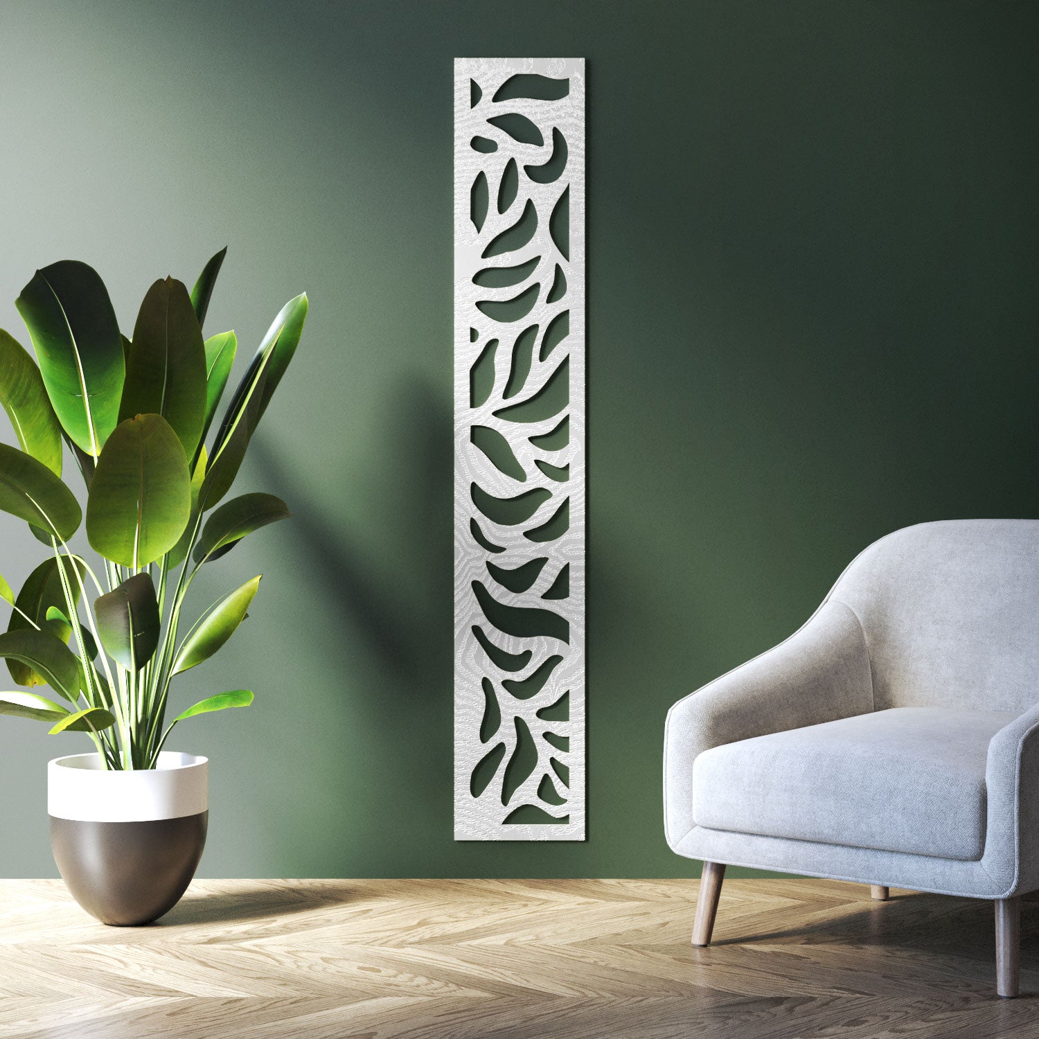 Plume indoor decorative panel