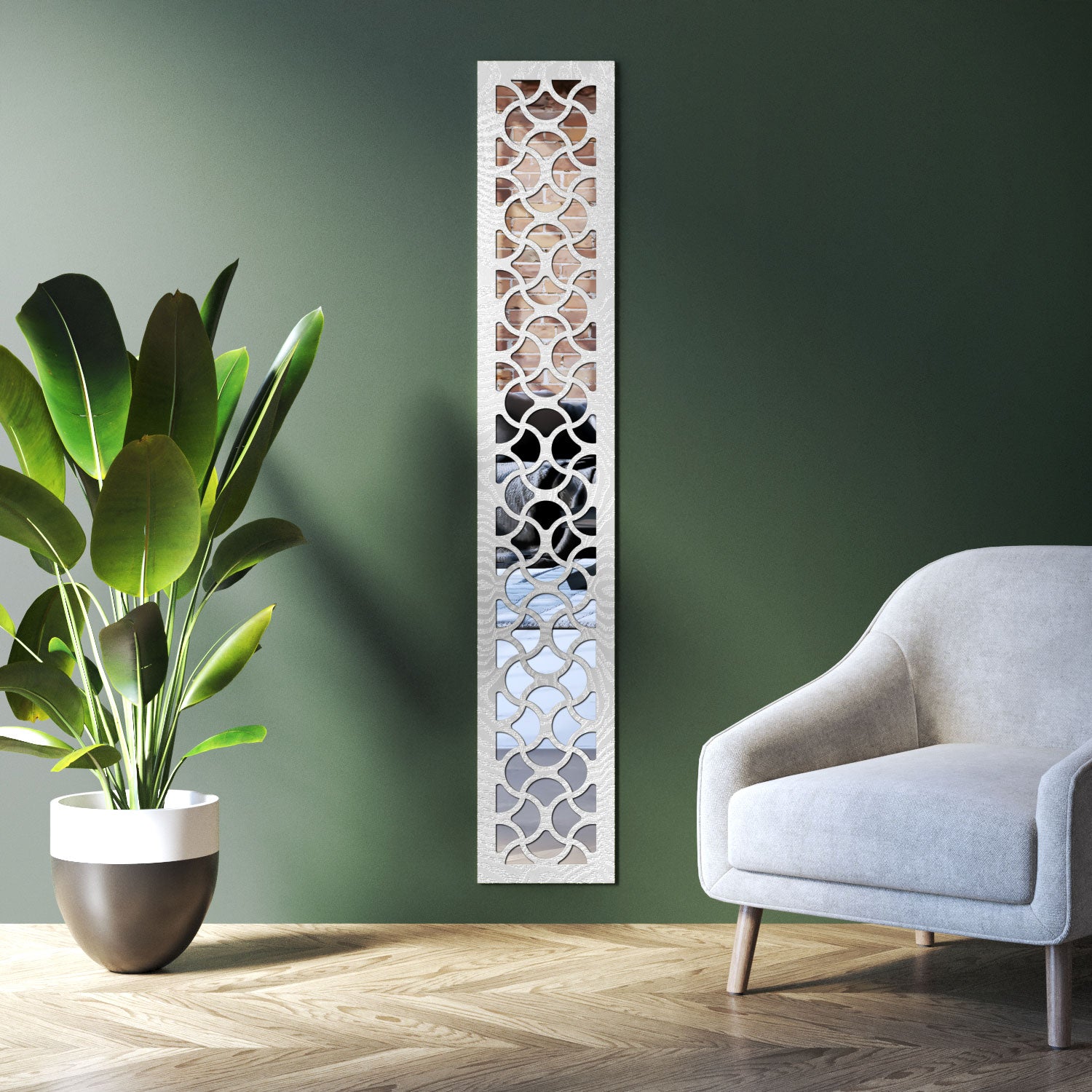 Vida indoor decorative mirrored panel