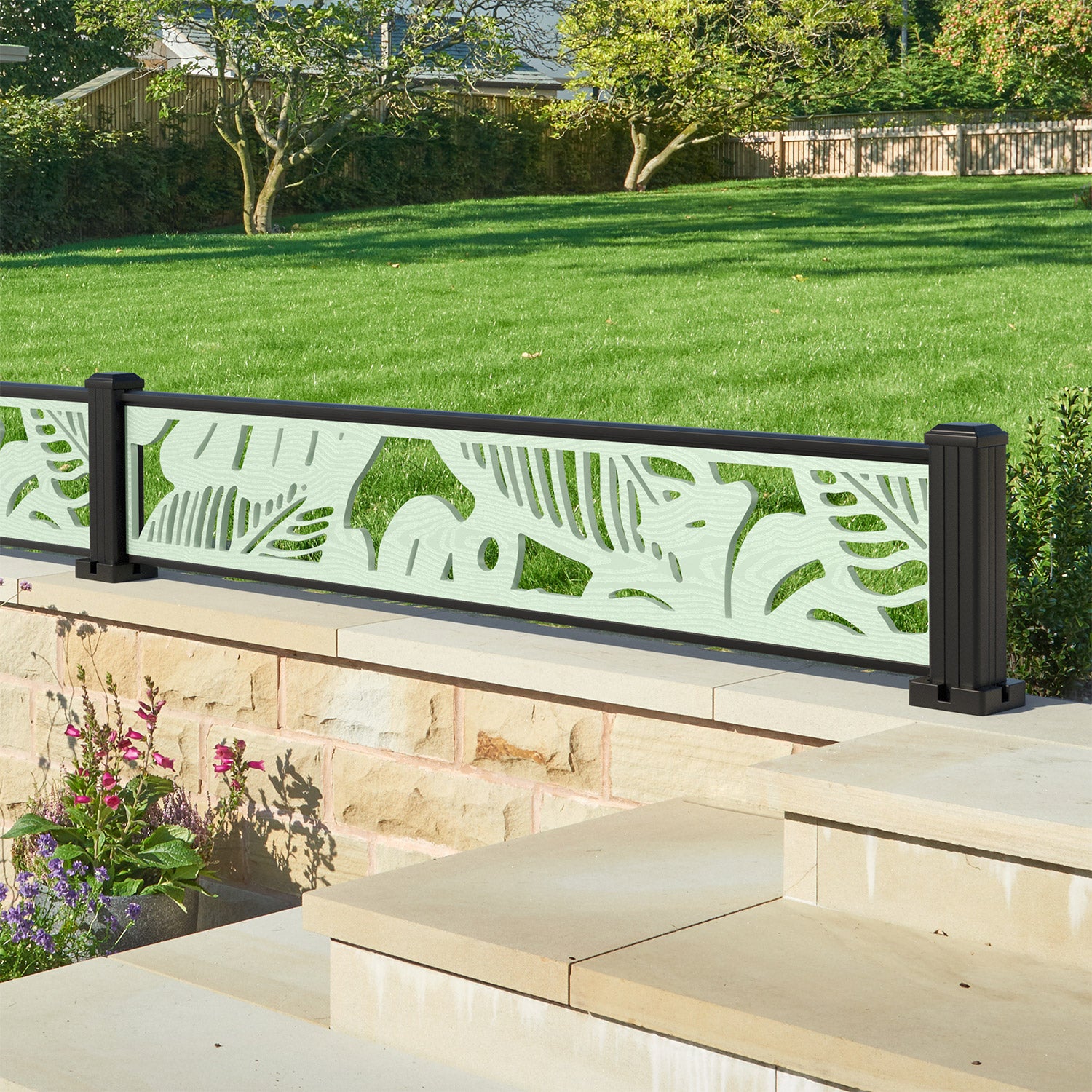 Fauna Decorative Fence - 180x30cm - with our aluminium posts